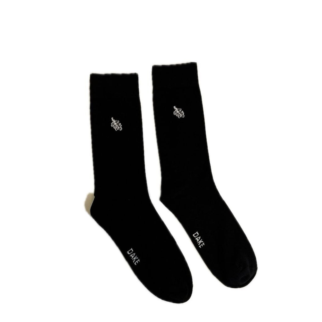 DAKE Crew Socken Schwarz