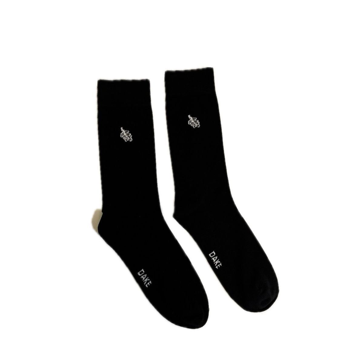 DAKE Crew Socken Schwarz