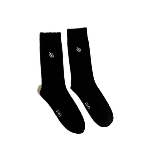DAKE Crew Socken Schwarz